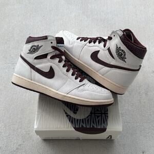 Air Jordan 1 Retro High OG Sp x A Ma Maniere High Airness Burgundy Size 10.5